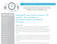 Tablet Screenshot of indianabicyclelaw.com
